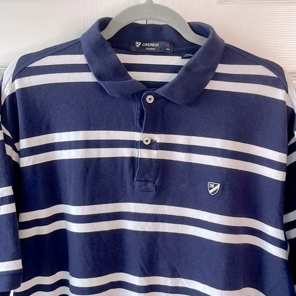 Cremieux Classics Striped Short Sleeve Polo Shirt - Picture 2 of 11